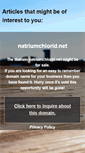 Mobile Screenshot of natriumchlorid.net